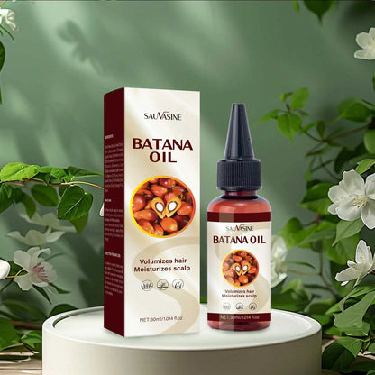 Batana set de 3 pièces: shampoing, après-shampoing et huile réparatrice.