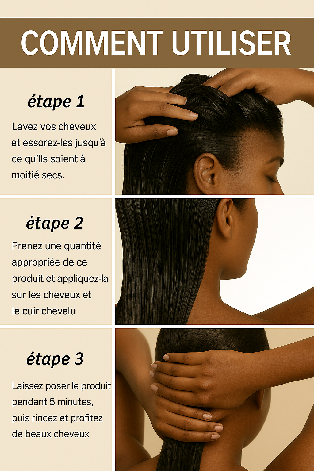 Huile de Batana – Shampoing accélérateur de pousse capillaire